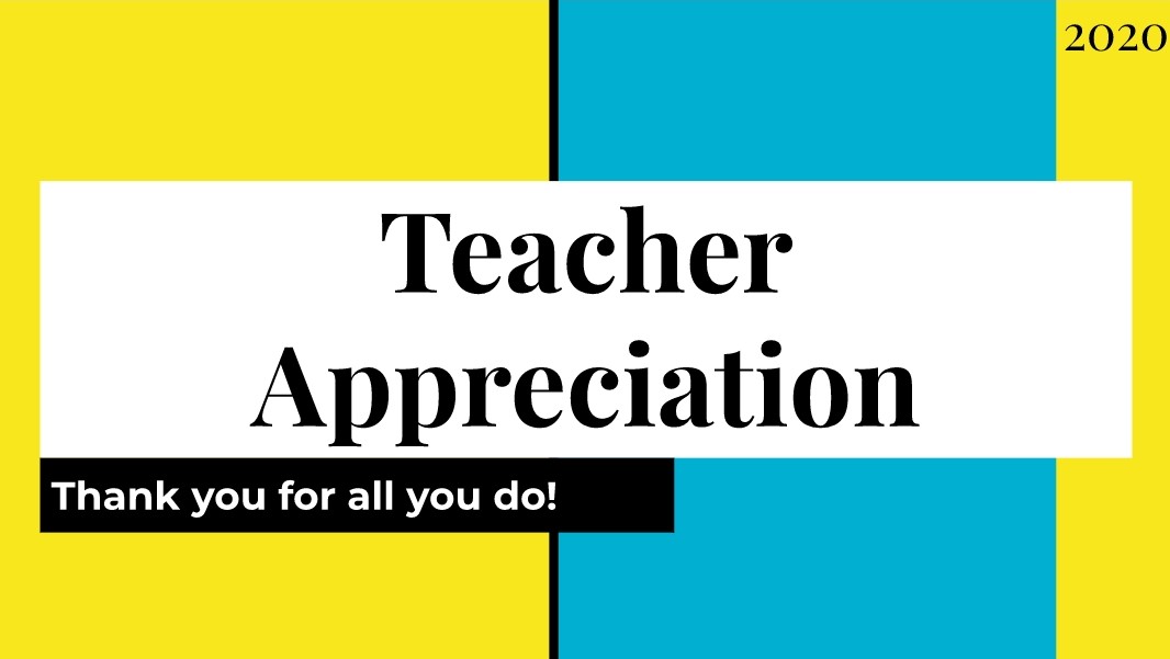 Teacher Appreciation Week 2020
