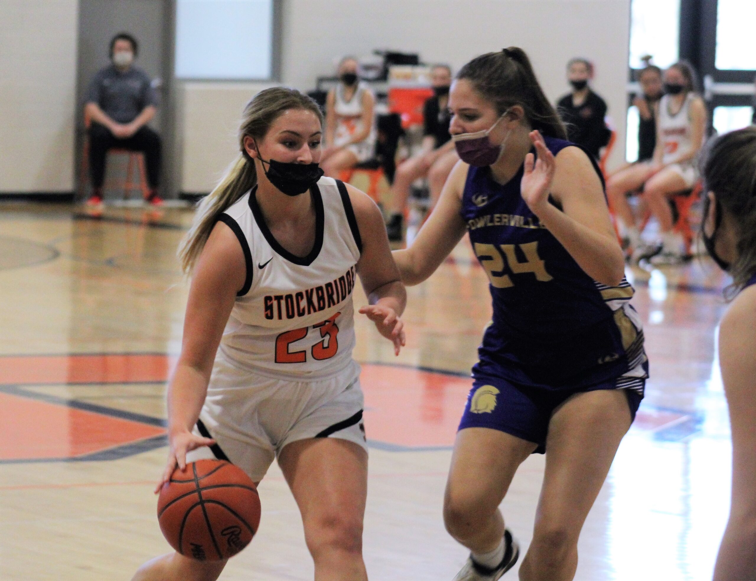 Lady Panthers Rout Blissfield in District Opener