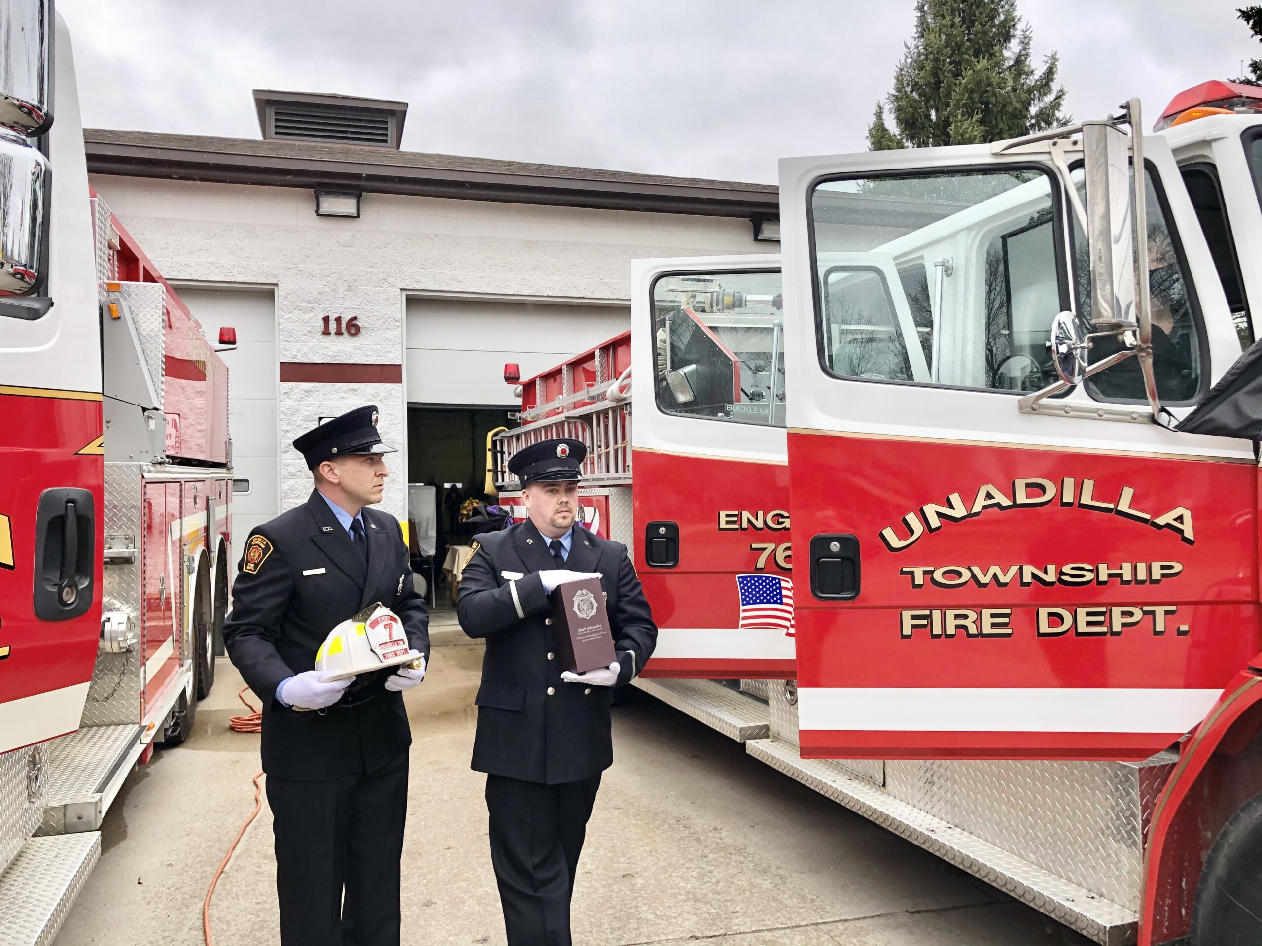 A grateful community bids farewell to Mark Schroeder, retired Unadilla Township fire chief