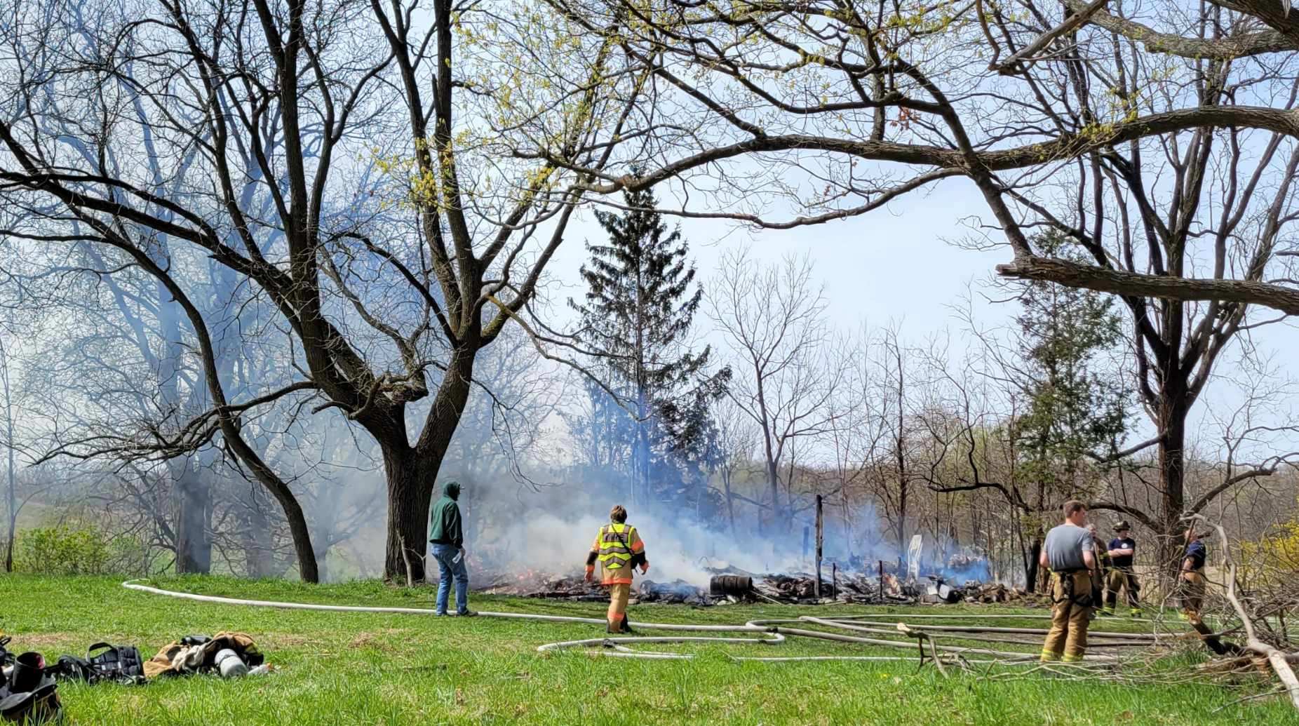 Fire Department razes vacant home as part of training exercise