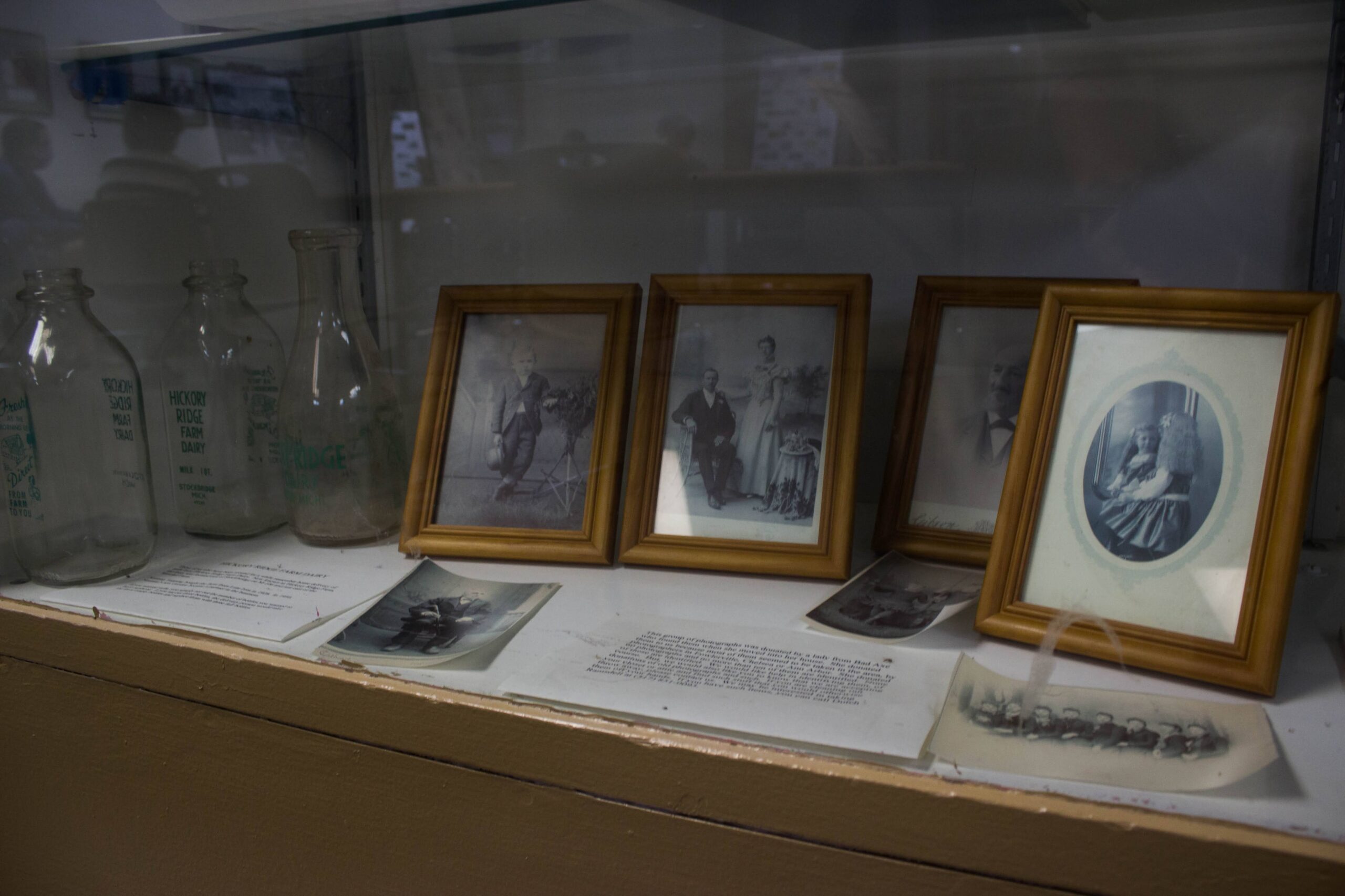 Schoolhouse exhibit displayed in Stockbridge