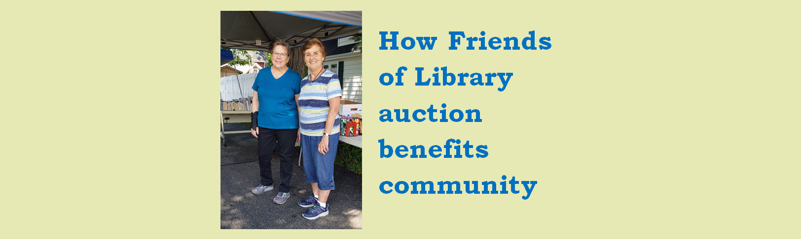 How Friends of Library auction benefits community