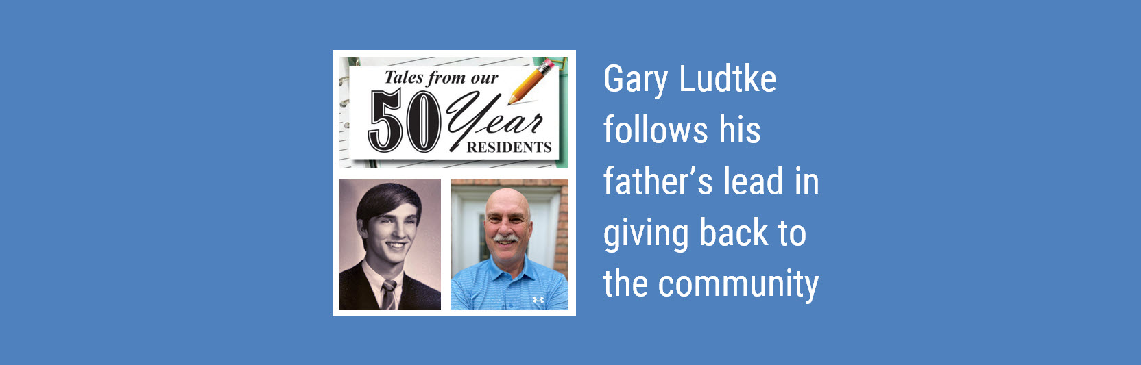 Following my father’s lead on giving back to the community