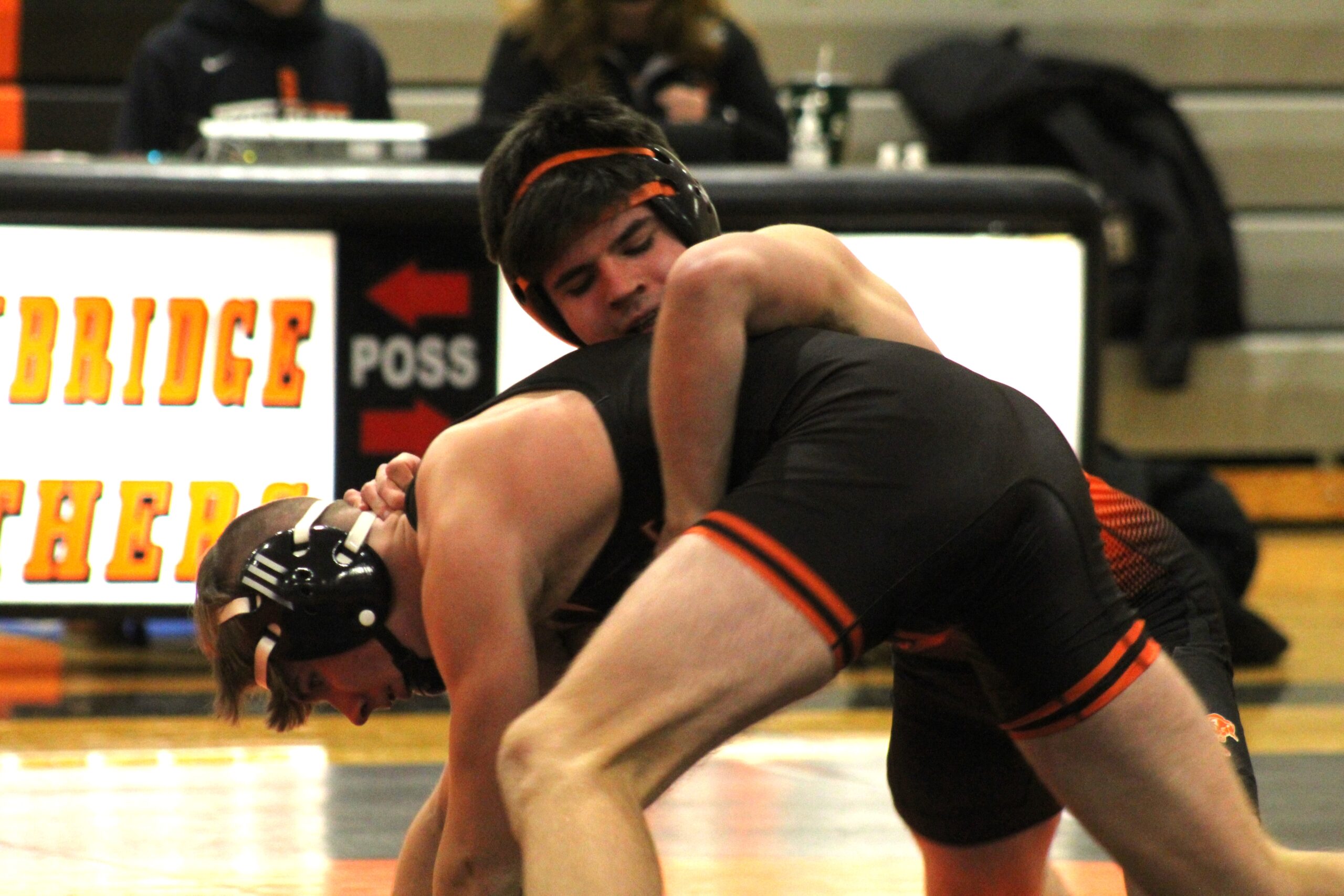Panthers Wrestlers Battling on the Mat