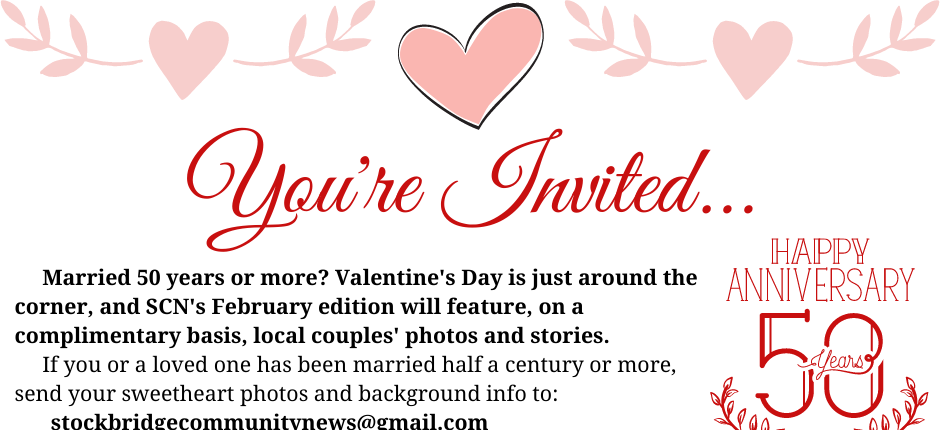 Attention Couples Married 50+ Years… You could be highlighted in our February Issue!