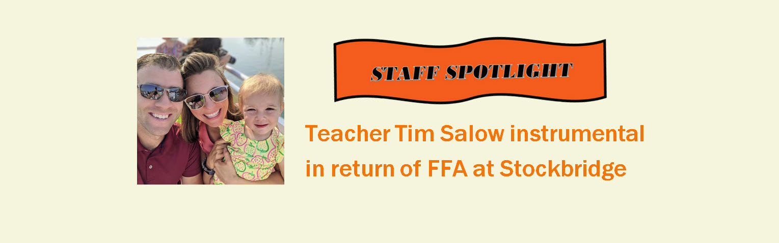 Staff Spotlight: Teacher Tim Salow instrumental in return of FFA at Stockbridge