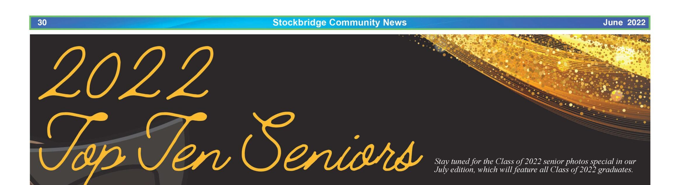 Congratulations to the Class of 2022 Top Ten Seniors