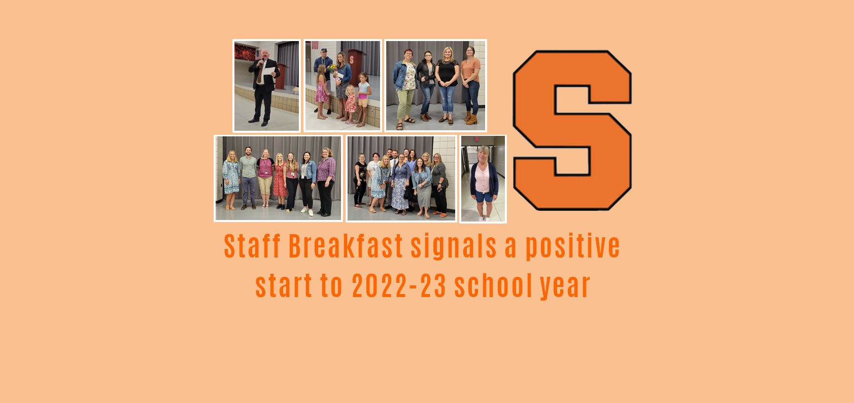 Staff Breakfast signals a positive start to the district’s new school year
