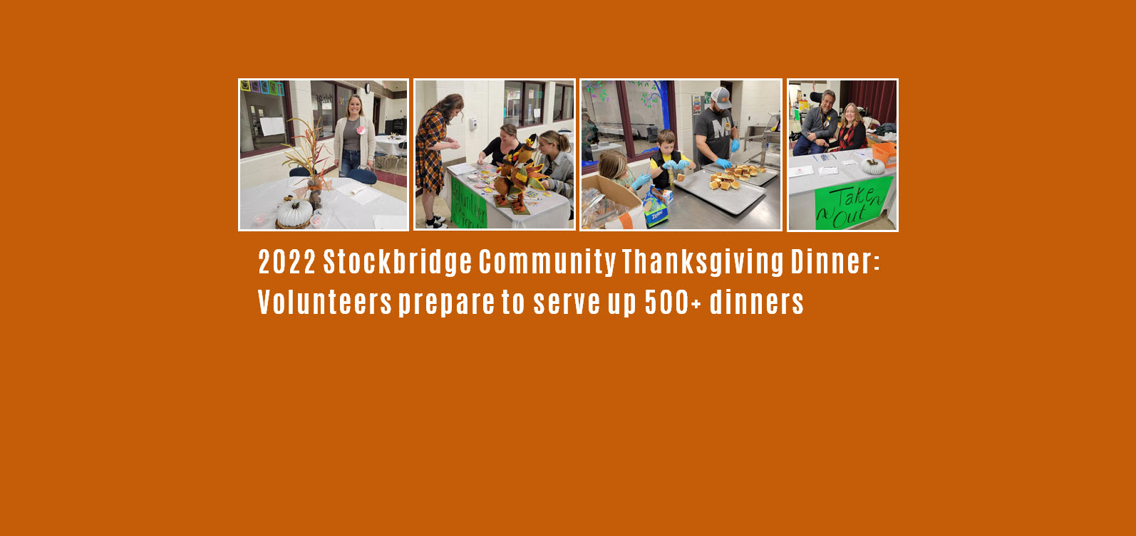 A Community Prepares to Give Thanks Together