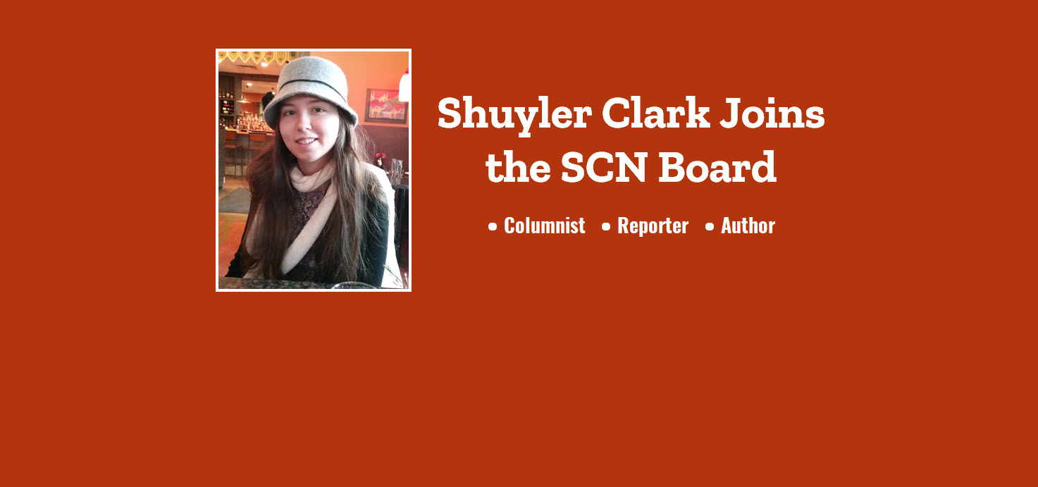 Shuyler Clark, columnist and author, joins the SCN Board