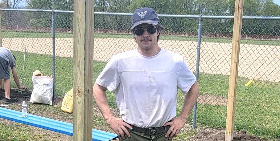 Eagle Scout Project Provides New Dugouts for Local Baseball Field