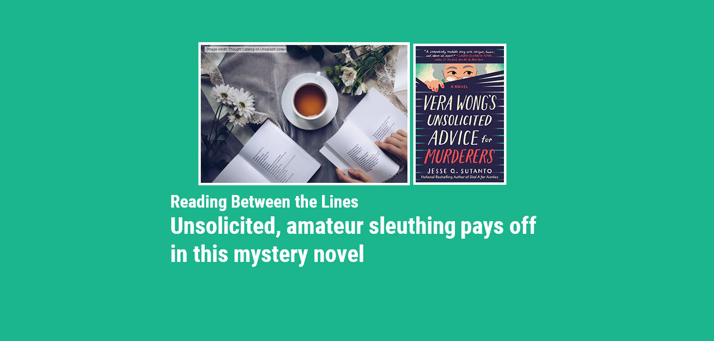 Unsolicited, amateur sleuthing pays off in this mystery novel