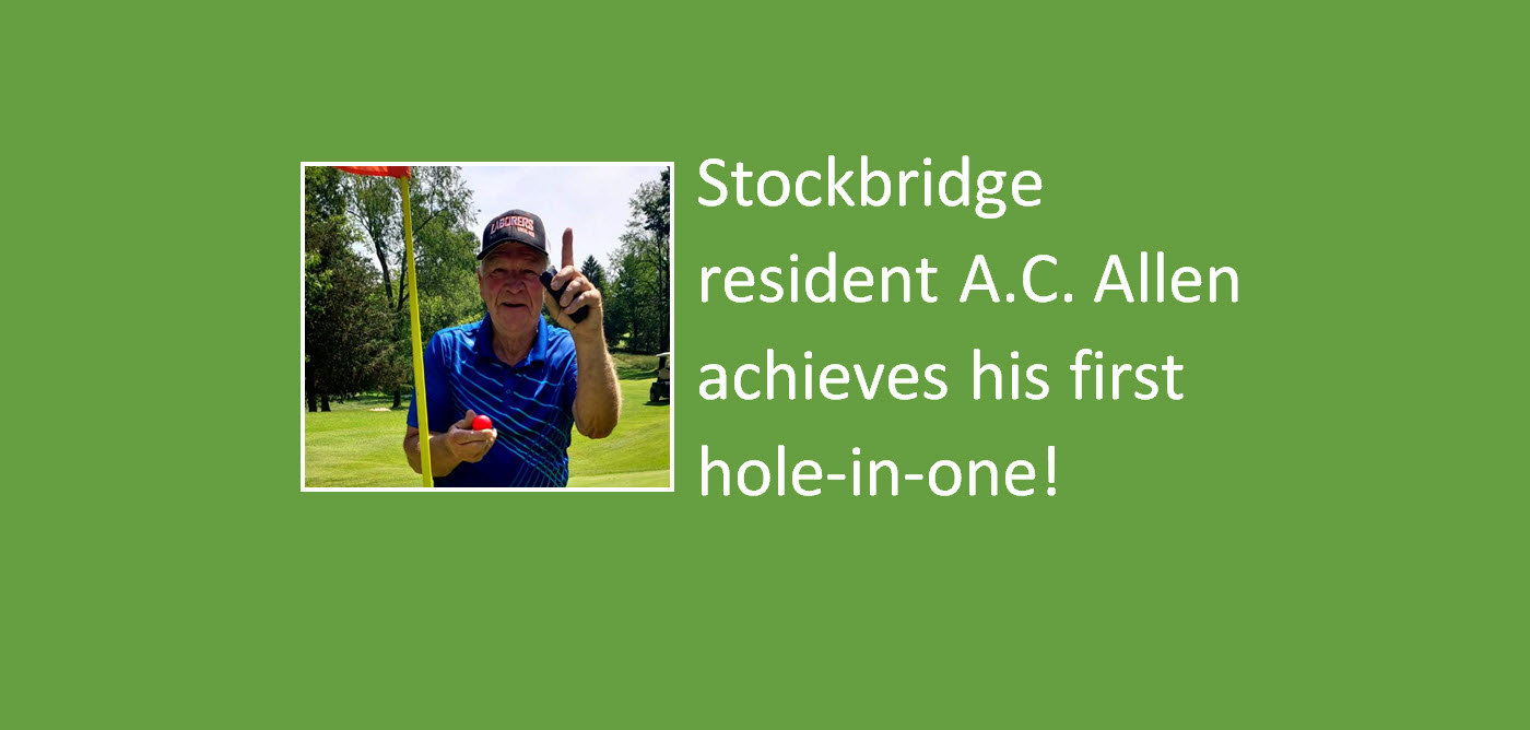 Stockbridge Resident A.C. Allen Achieves His First Hole-In-One