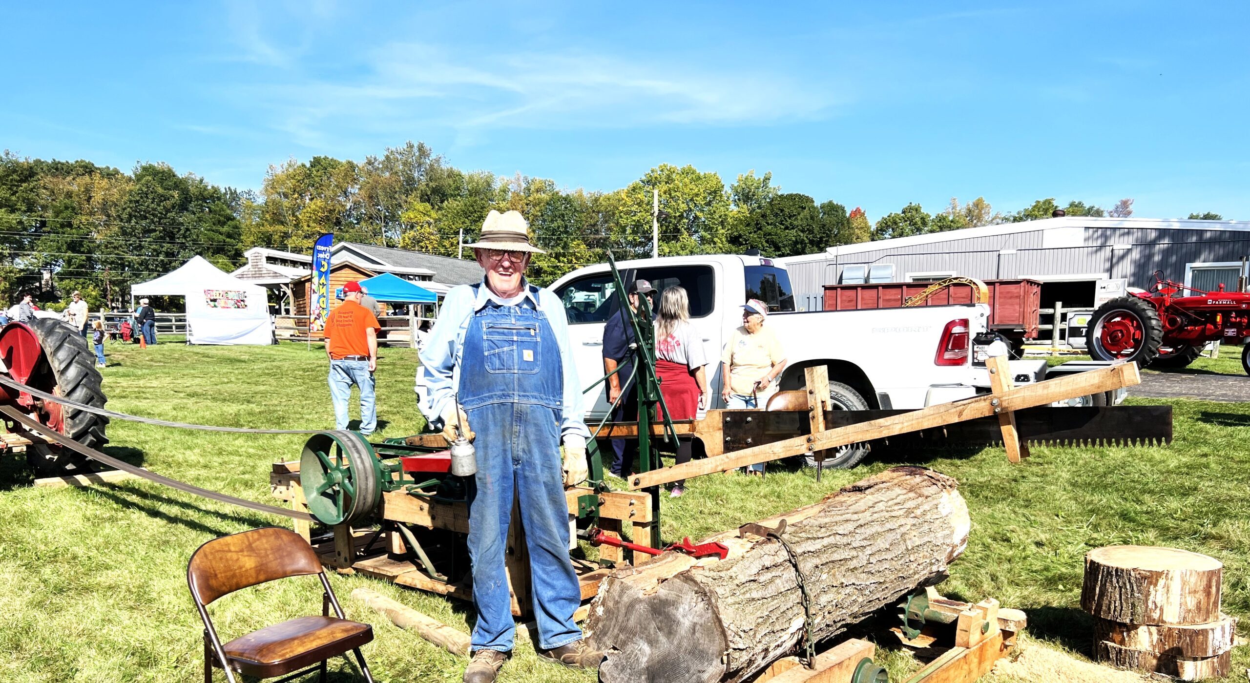 The Stockbridge community celebrates its agricultural roots with the tractor show