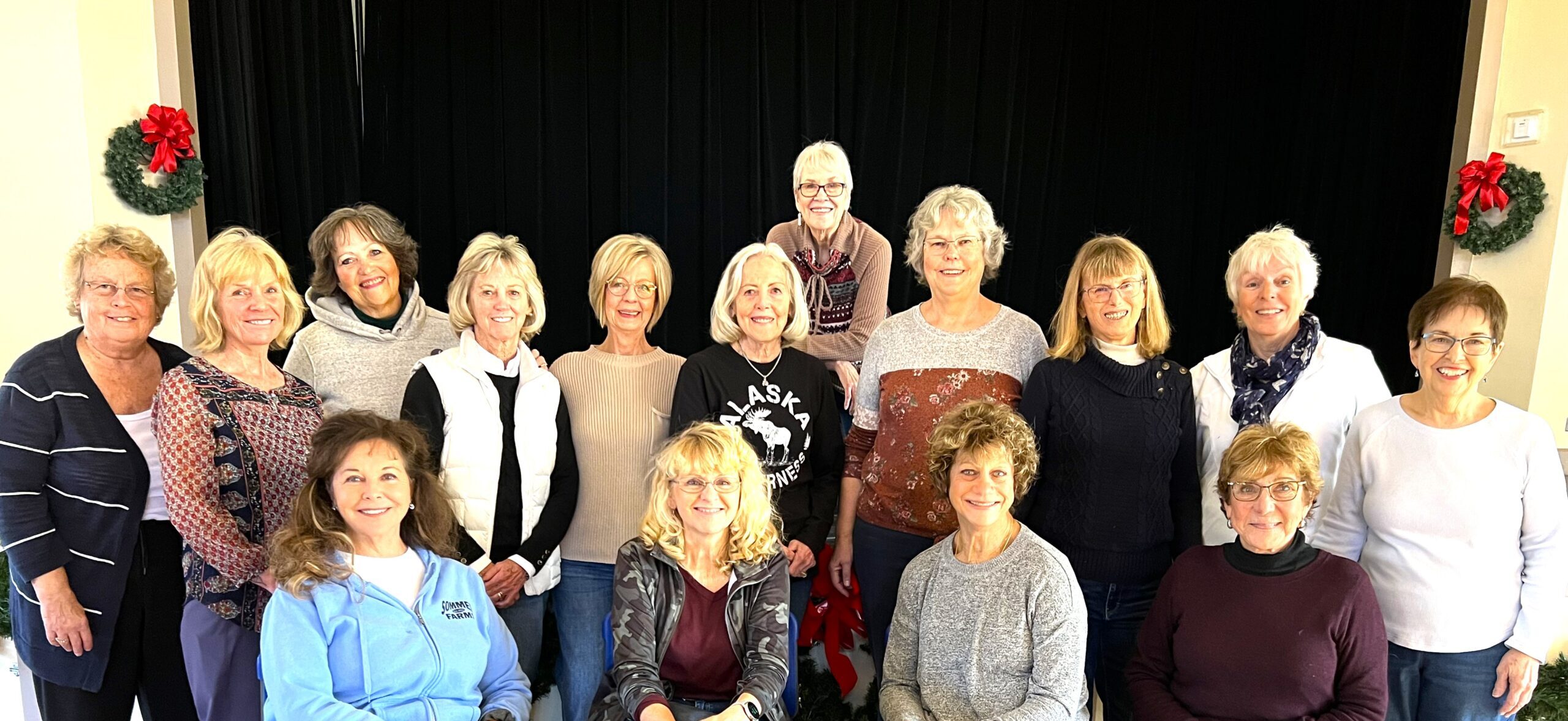 Thanks to the Garden Club, the Township Hall and Square are ready for Festival of Lights