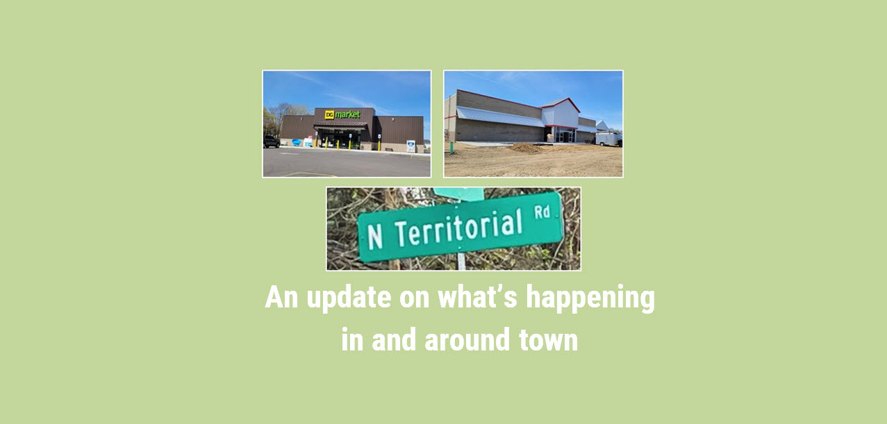 An update on what’s happening in and around town
