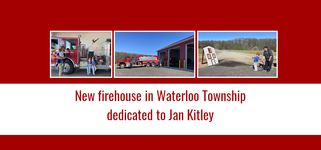 New firehouse in Waterloo Township dedicated to Jan Kitley