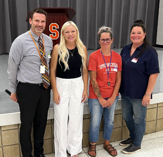 New Stockbridge Jr./Sr. High School staff for 2024/2025 school year.