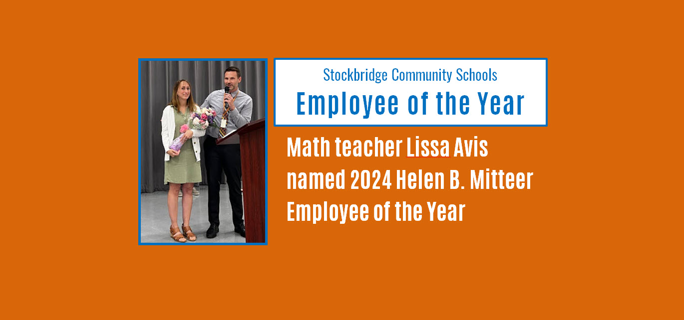 Math teacher Lissa Avis named 2024 Helen B. Mitteer Employee of the Year
