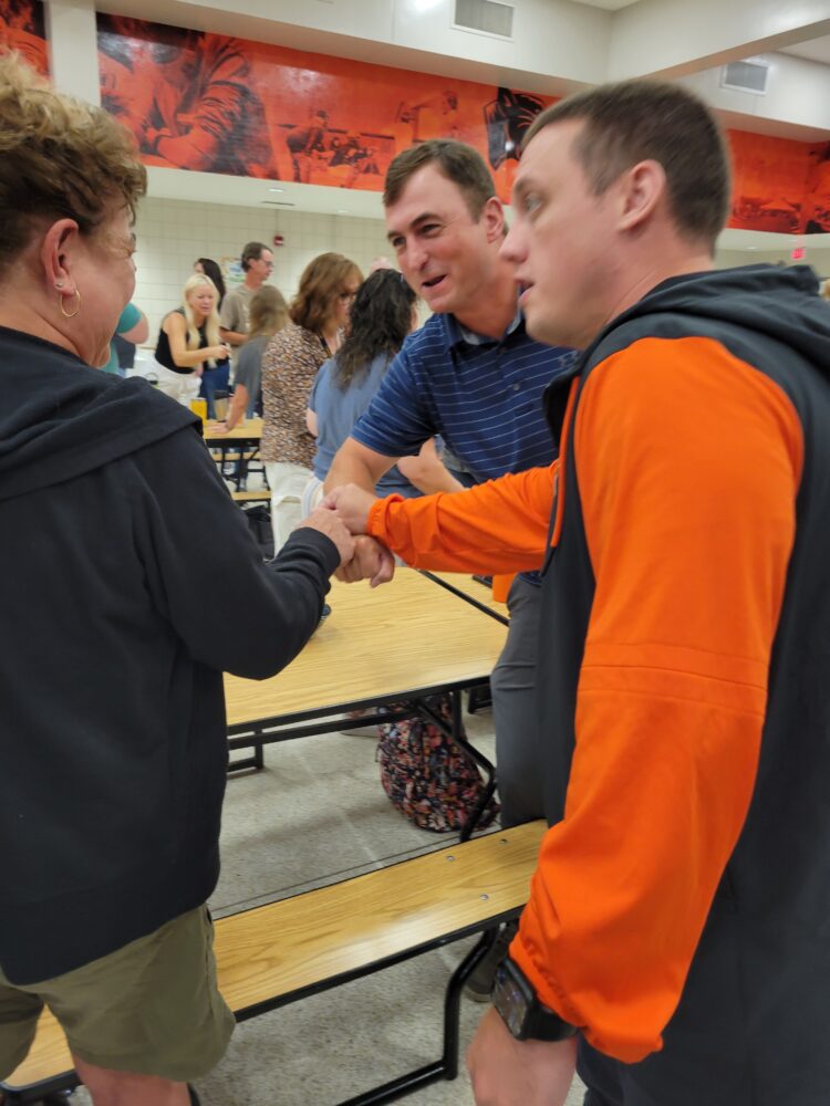 Staff practicing energy-generating behaviors