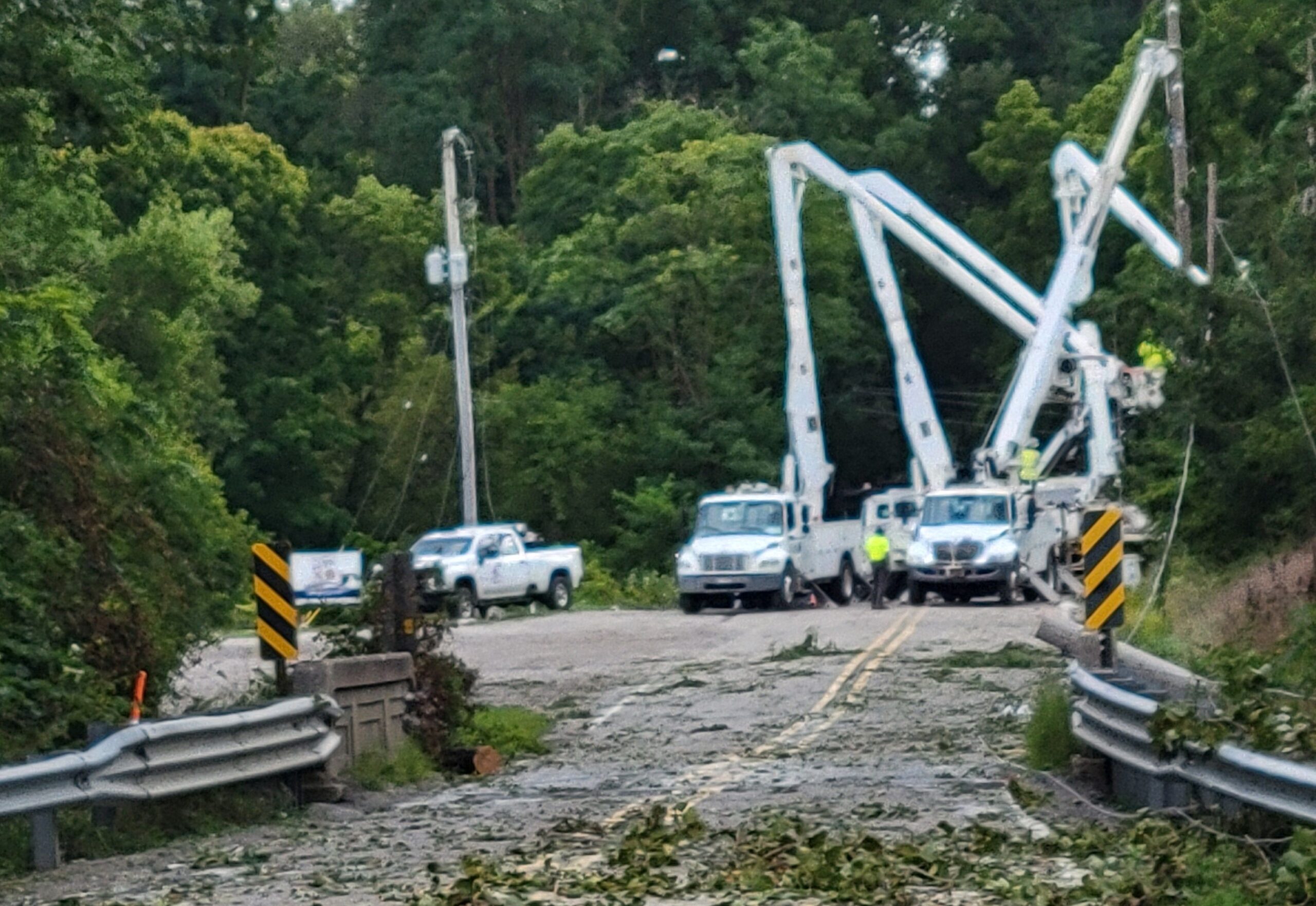 Storms leave Unadilla Road impassable at Kaiser Road curve