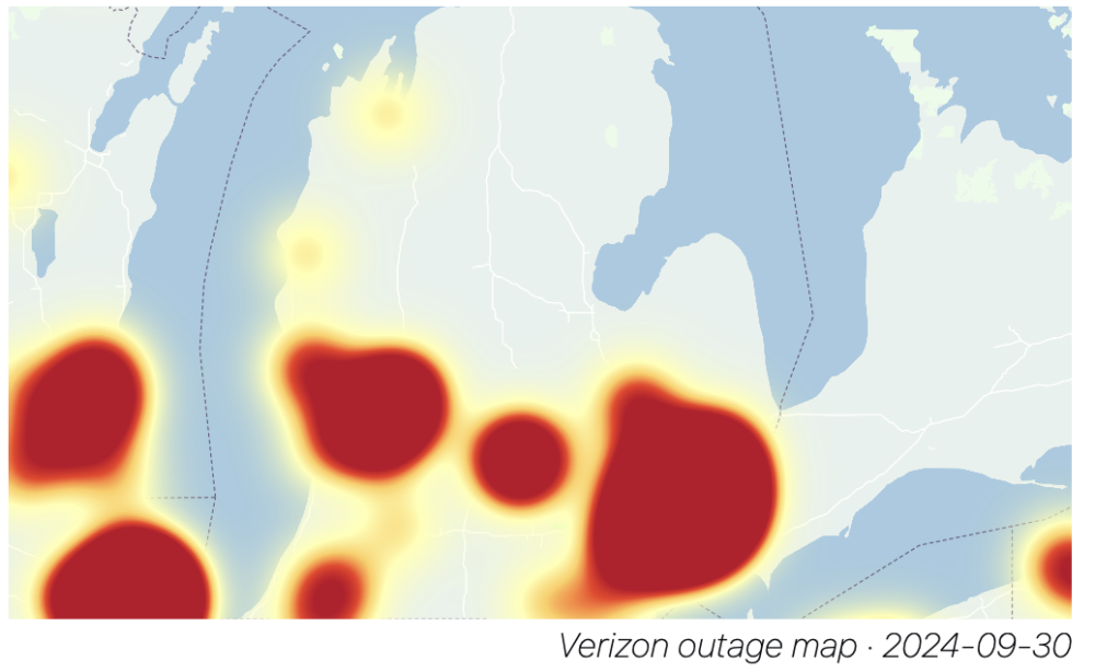 Verizon Wireless experiencing Nationwide outage