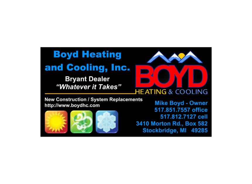 Boyd Heating and Cooling ~ Free Estimates, Licensed and Insured