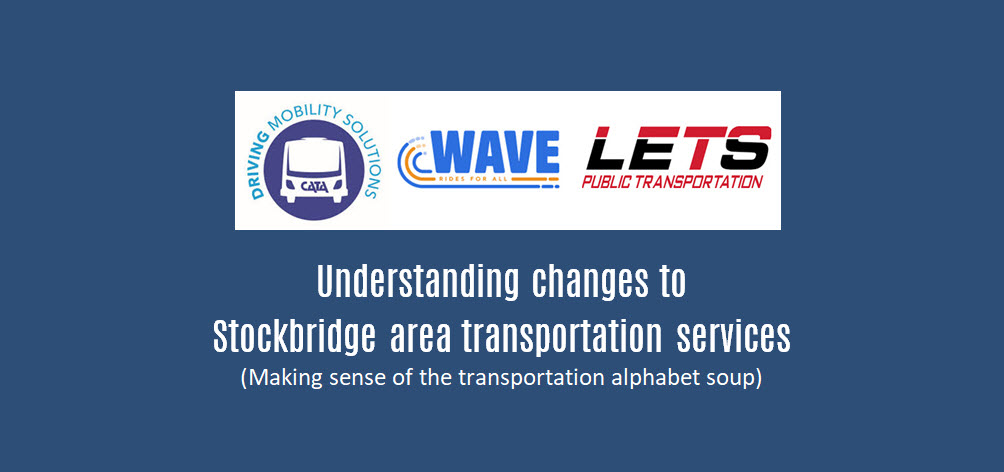 Understanding changes to Stockbridge area transportation services