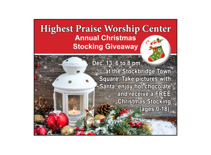 Highest Praise Worship Center Hosts Stocking Giveaway