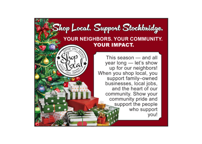 Shop Local. Support Stockbridge.