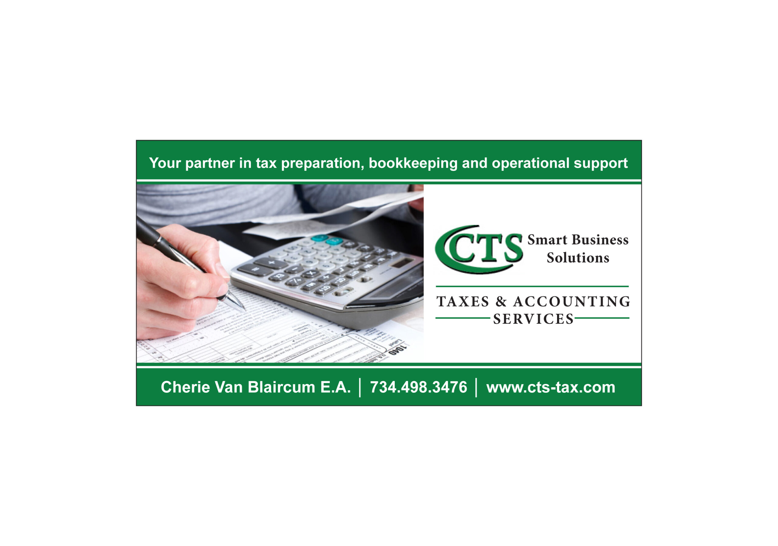CTS:  Call today to schedule an appointment