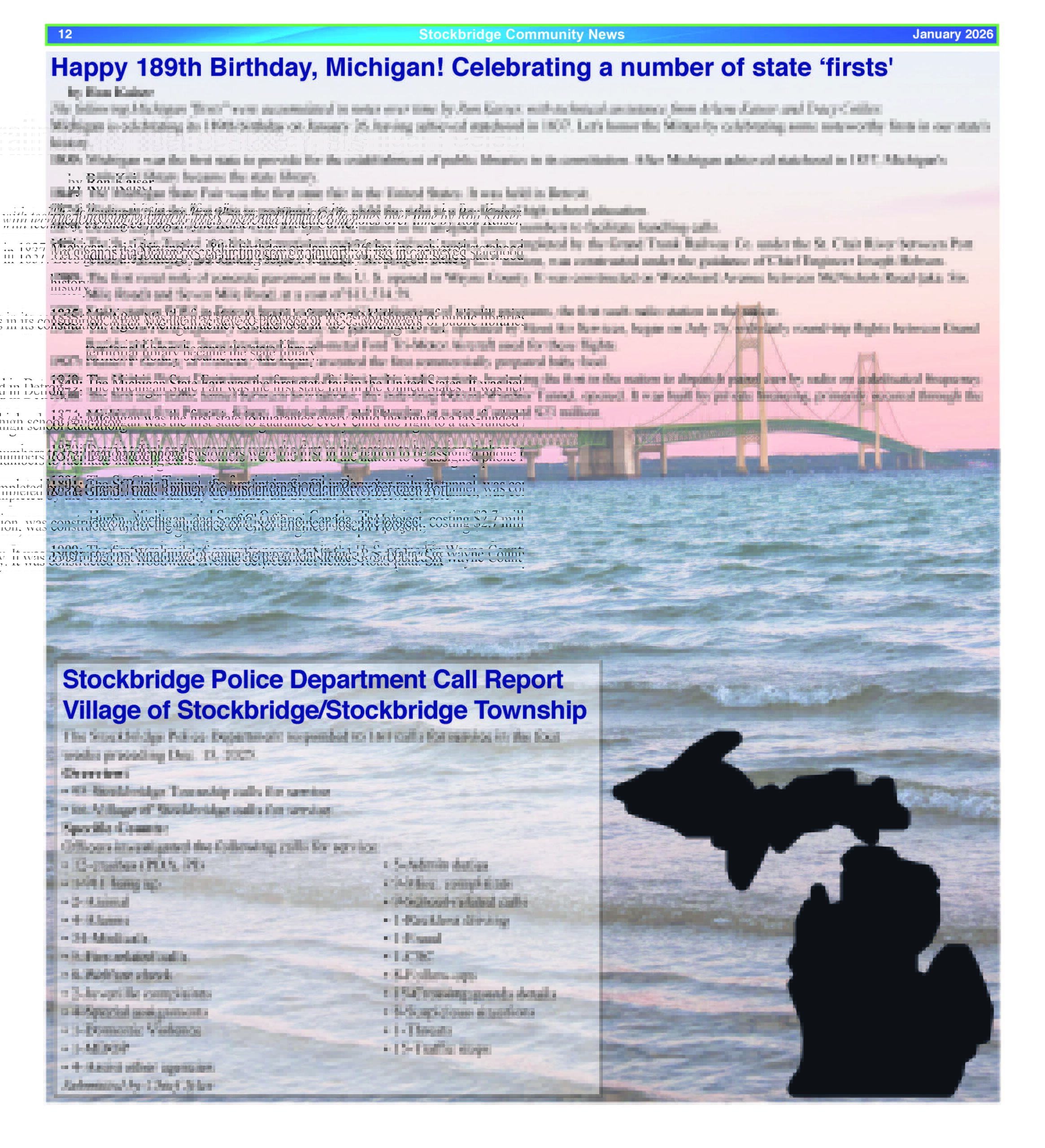 Happy 189th Birthday, Michigan! Celebrating a number of state ‘firsts’