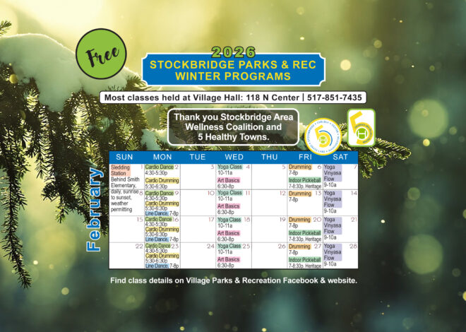Stockbridge Parks & Rec Winter Programs in February