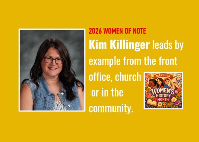 Women of Note: Kim Killinger leads by example from the front office, church or in the community