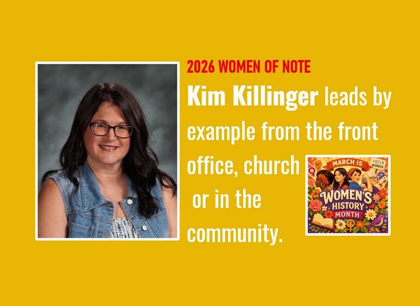 Women of Note: Kim Killinger leads by example from the front office, church or in the community