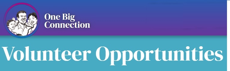 One Big Connection Volunteer Portal now live