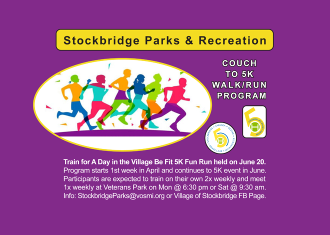 Train for A Day in the Village Be Fit 5K Fun Run