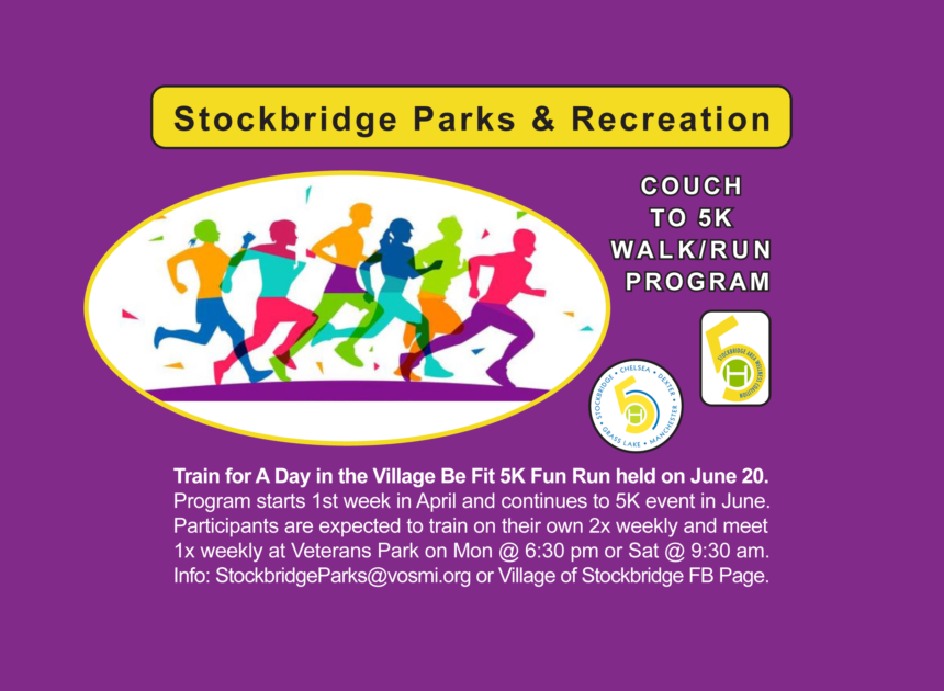 Train for A Day in the Village Be Fit 5K Fun Run