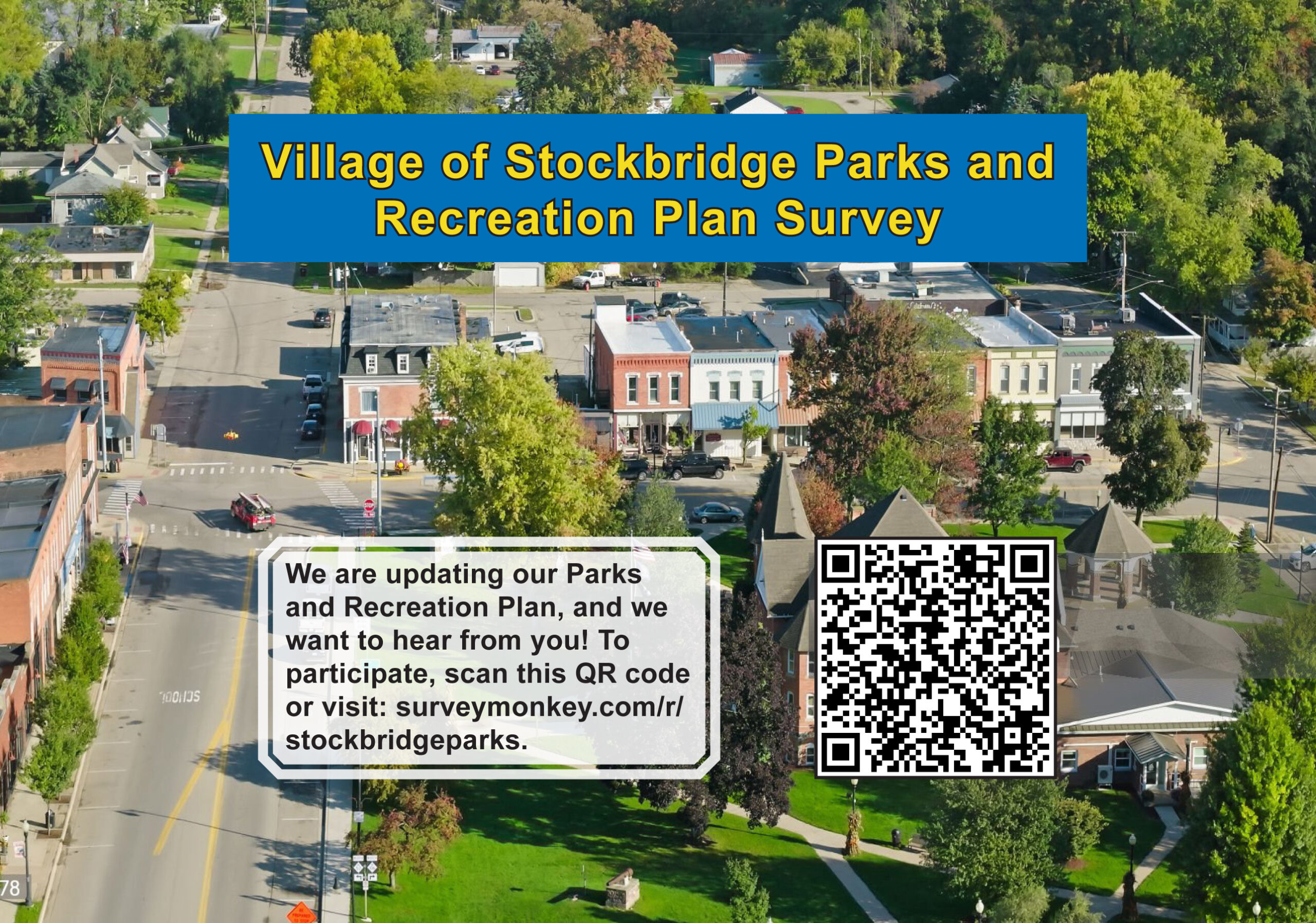 Participate in the Parks & Rec Plan Survey