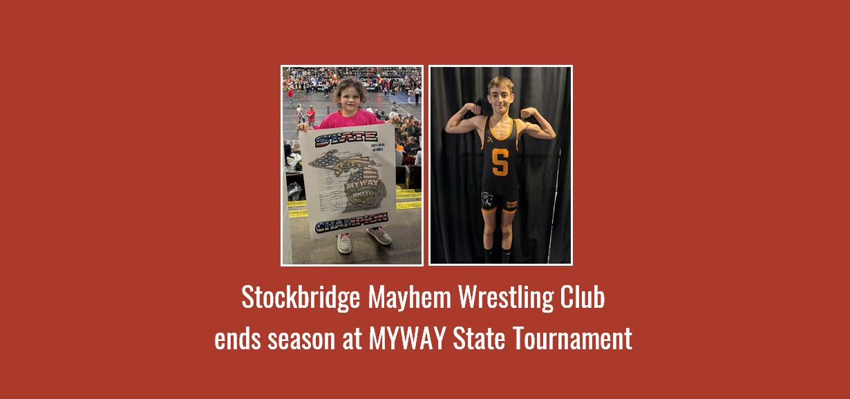 Stockbridge Mayhem Wrestling Club ends season at MYWAY State Tournament