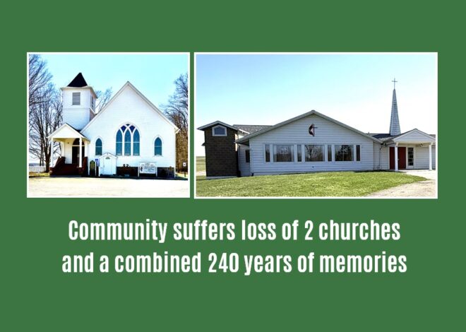 Community suffers loss of 2 churches and a combined 240 years of memories