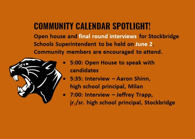 Open house and final round interviews for SCS Superintendent to be held on June 2
