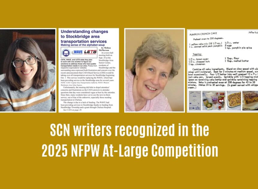 SCN writers recognized again, this time in the 2025 NFPW At-Large Competition