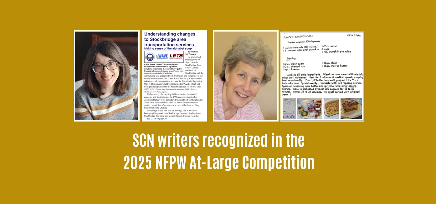 SCN writers recognized again, this time in the 2025 NFPW At-Large Competition