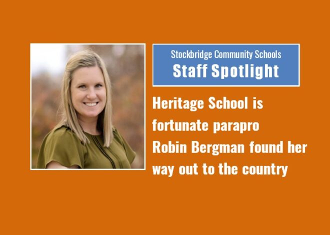 Staff Spotlight: Heritage School is fortunate parapro Robin Bergman found her way out to the country