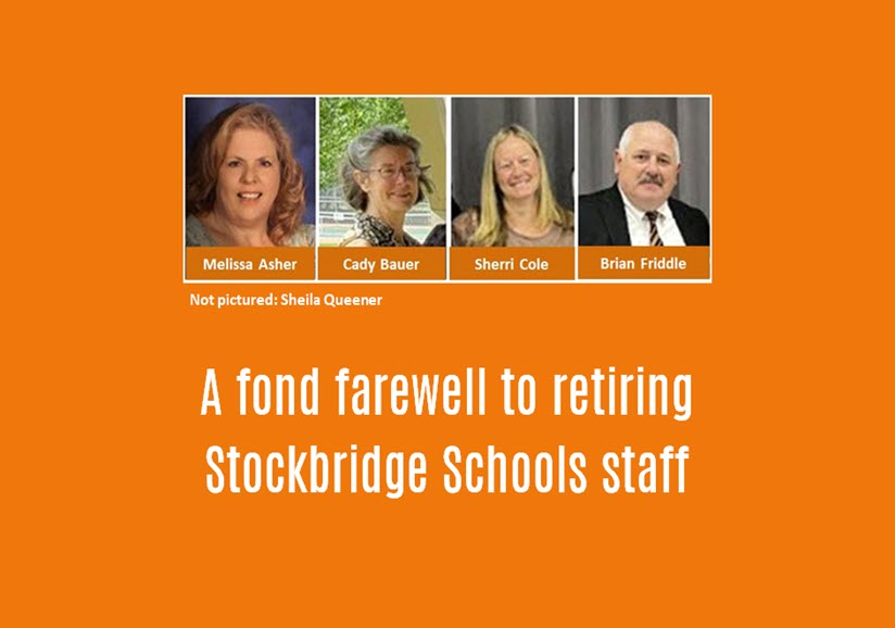 A fond farewell to retiring Stockbridge Schools staff