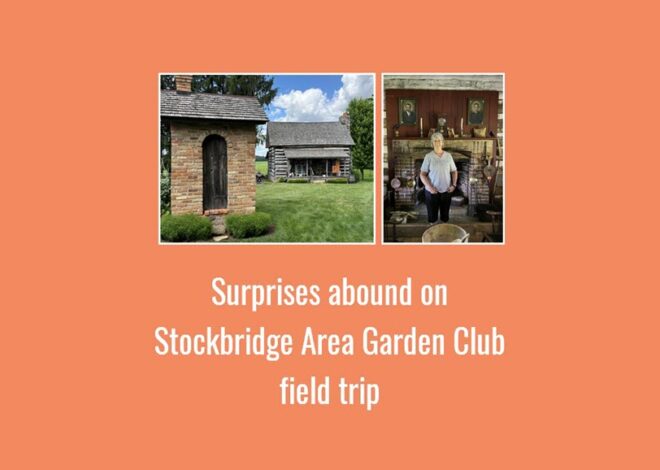 Surprises abound on Stockbridge Area Garden Club field trip