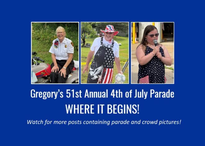 Where it begins: Gregory’s 51st Annual 4th of July Parade