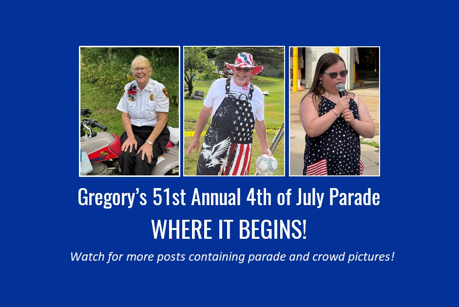 Where it begins: Gregory’s 51st Annual 4th of July Parade