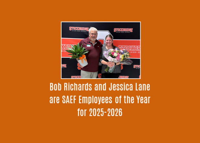 Bob Richards and Jessica Lane named Employees of the Year by SAEF for 2025-2026